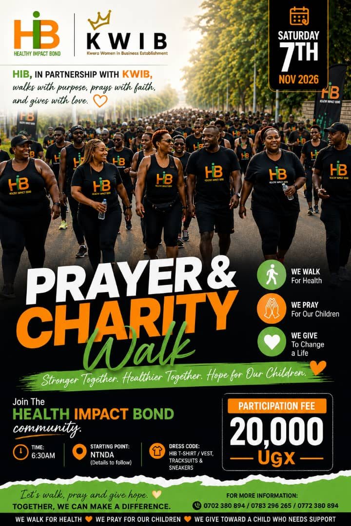 HIB Prayer & Charity Walk — official flyer